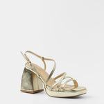 MIM Sandalia de tacón CORA DORADO