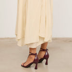 MIM Sandalia de tacón EDNA BURDEOS