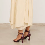 MIM Sandalia de tacón EDNA BURDEOS