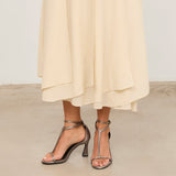 MIM Sandalia de tacón EDNA CHAMPAGNE