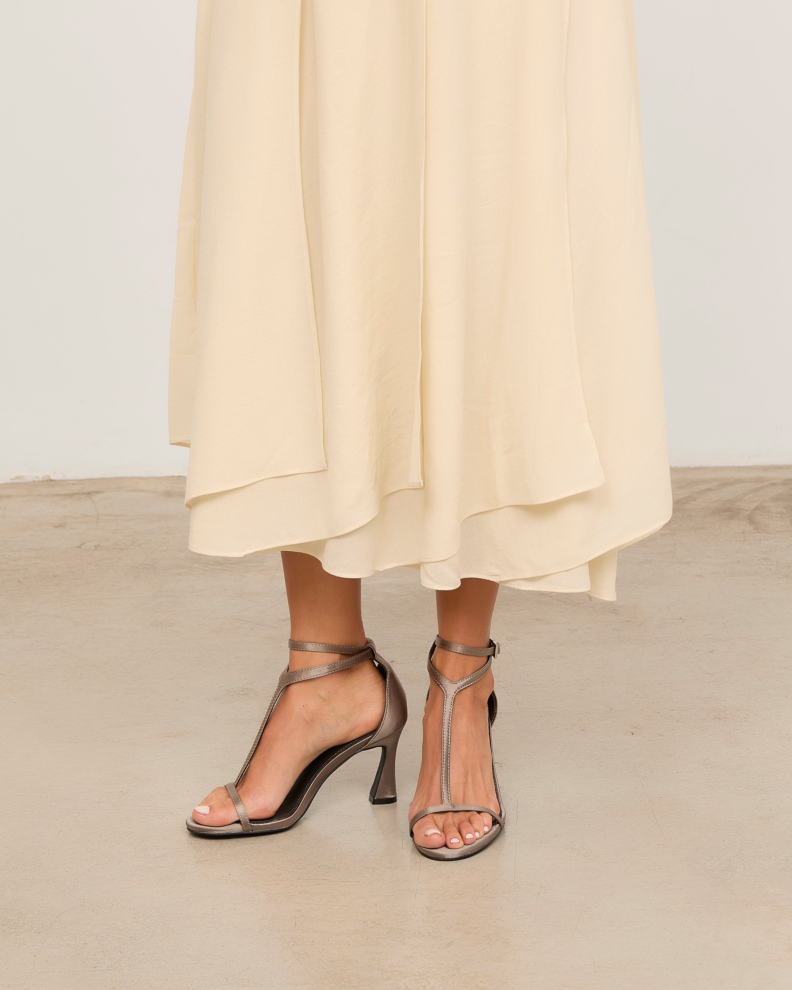 MIM Sandalia de tacón EDNA CHAMPAGNE