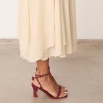 MIM Sandalia de tacón ELIOT BURDEOS