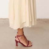 MIM Sandalia de tacón ELIOT BURDEOS