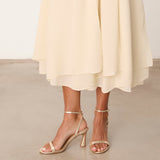 MIM Sandalia de tacón ELIOT DORADO