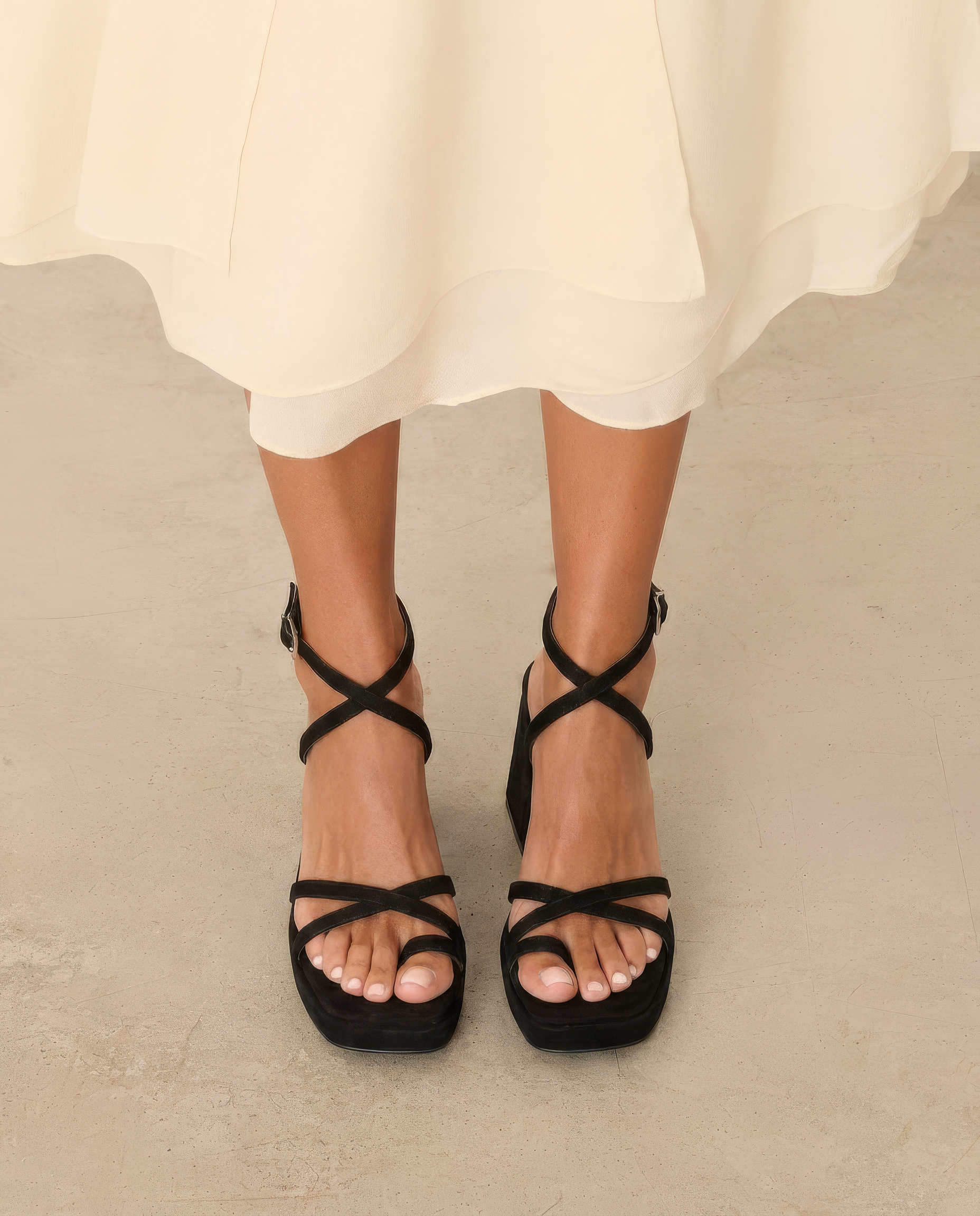 MIM Sandalia de tacón ENOA NEGRO