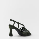 MIM Sandalia de tacón EVE OLIVA SATIN