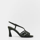 MIM Sandalia de tacón EVE OLIVA SATIN