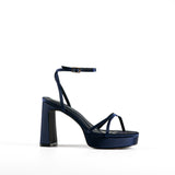 MIM Sandalia de tacón GRETA AZUL MARINO