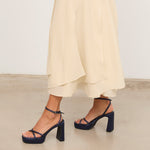 MIM Sandalia de tacón GRETA AZUL MARINO