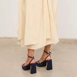 MIM Sandalia de tacón GRETA AZUL MARINO