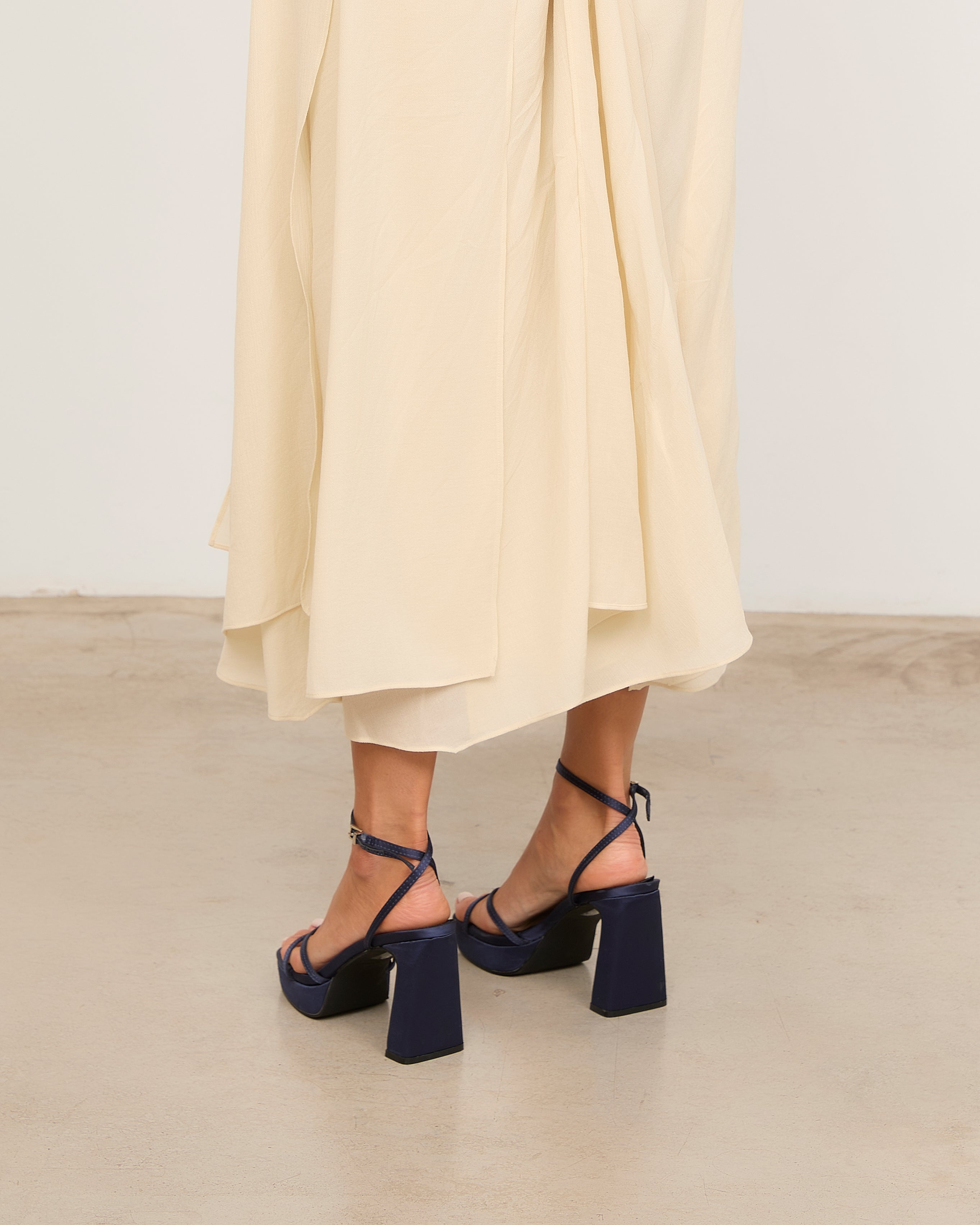 MIM Sandalia de tacón GRETA AZUL MARINO