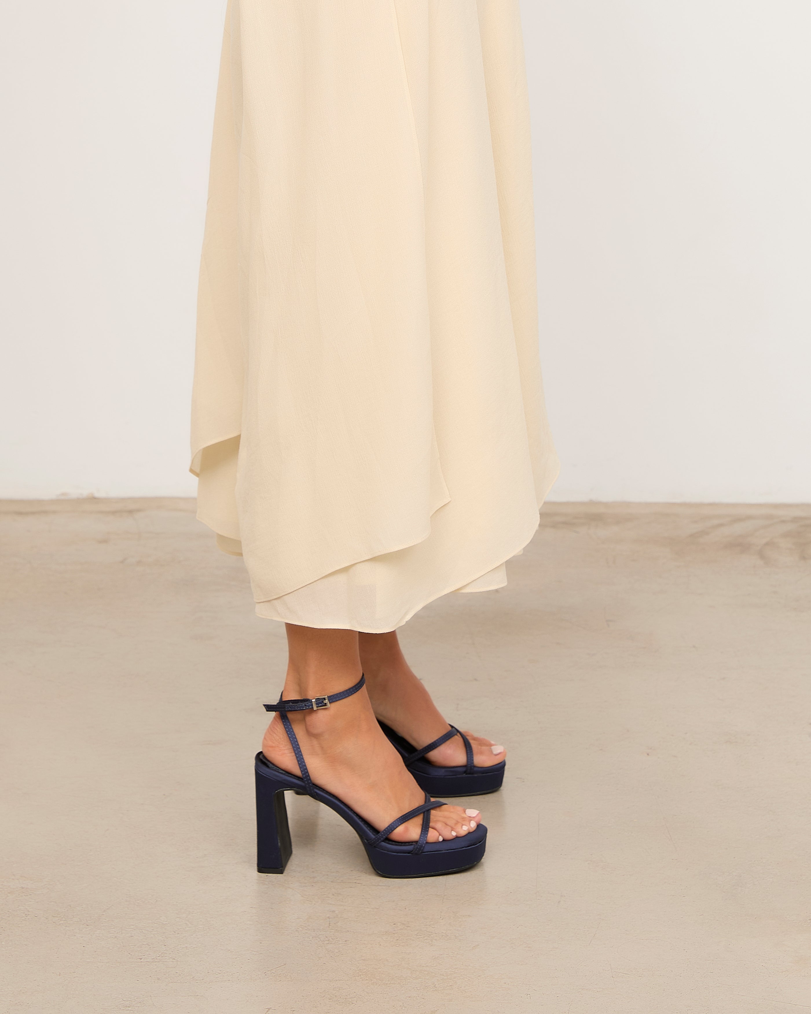 MIM Sandalia de tacón GRETA AZUL MARINO