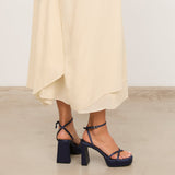 MIM Sandalia de tacón GRETA AZUL MARINO