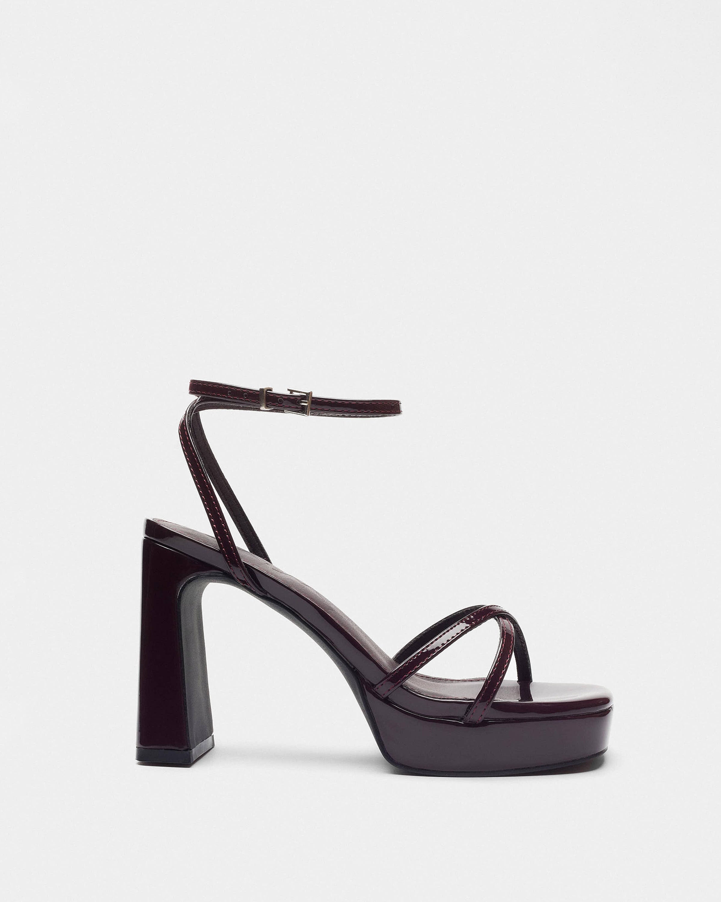 MIM Sandalia de tacón GRETA BURDEOS