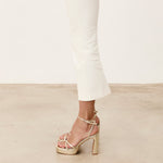 MIM Sandalia de tacón GRETA DORADO