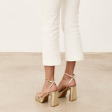 MIM Sandalia de tacón GRETA DORADO