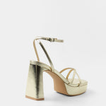 MIM Sandalia de tacón GRETA DORADO