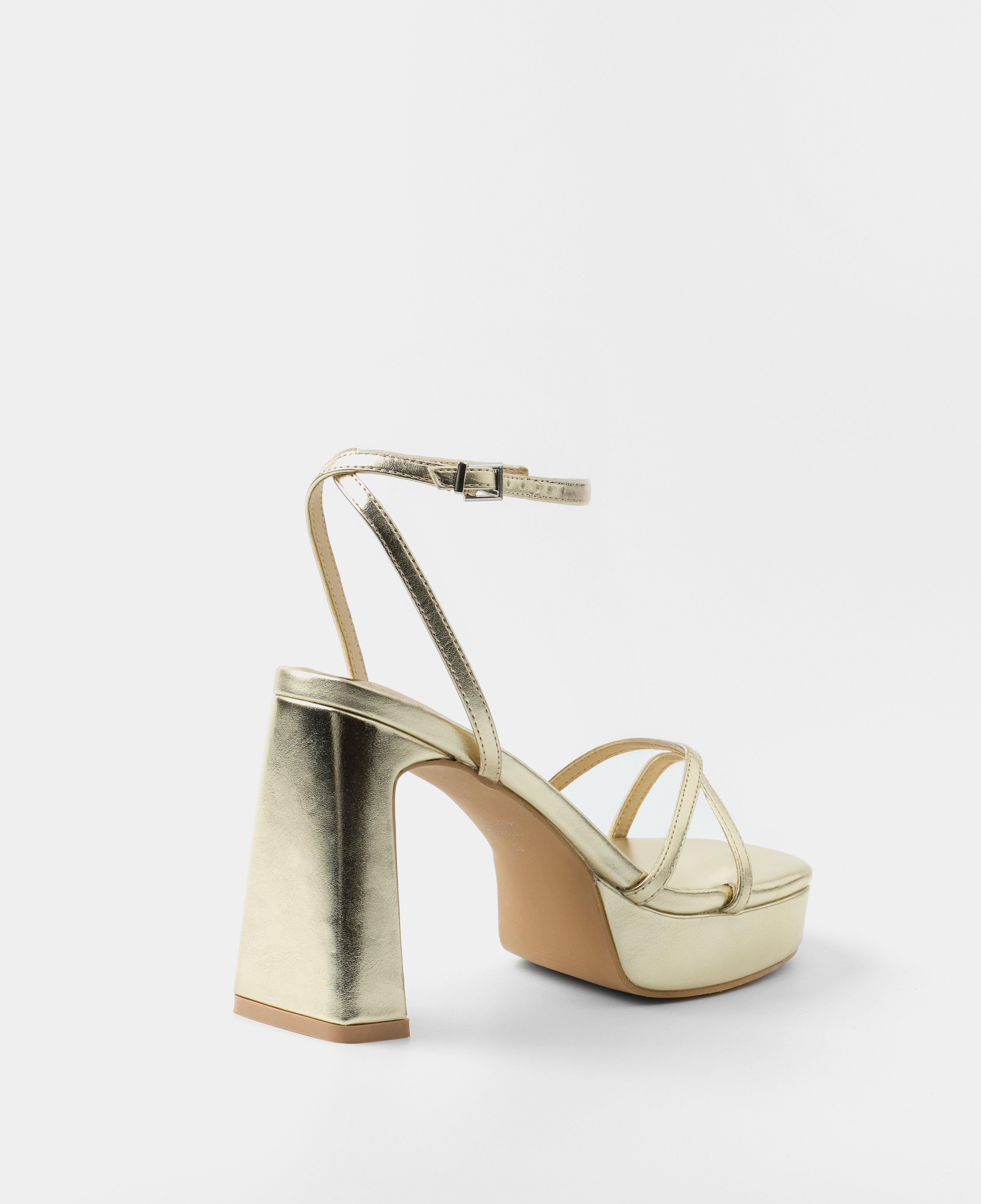 MIM Sandalia de tacón GRETA DORADO