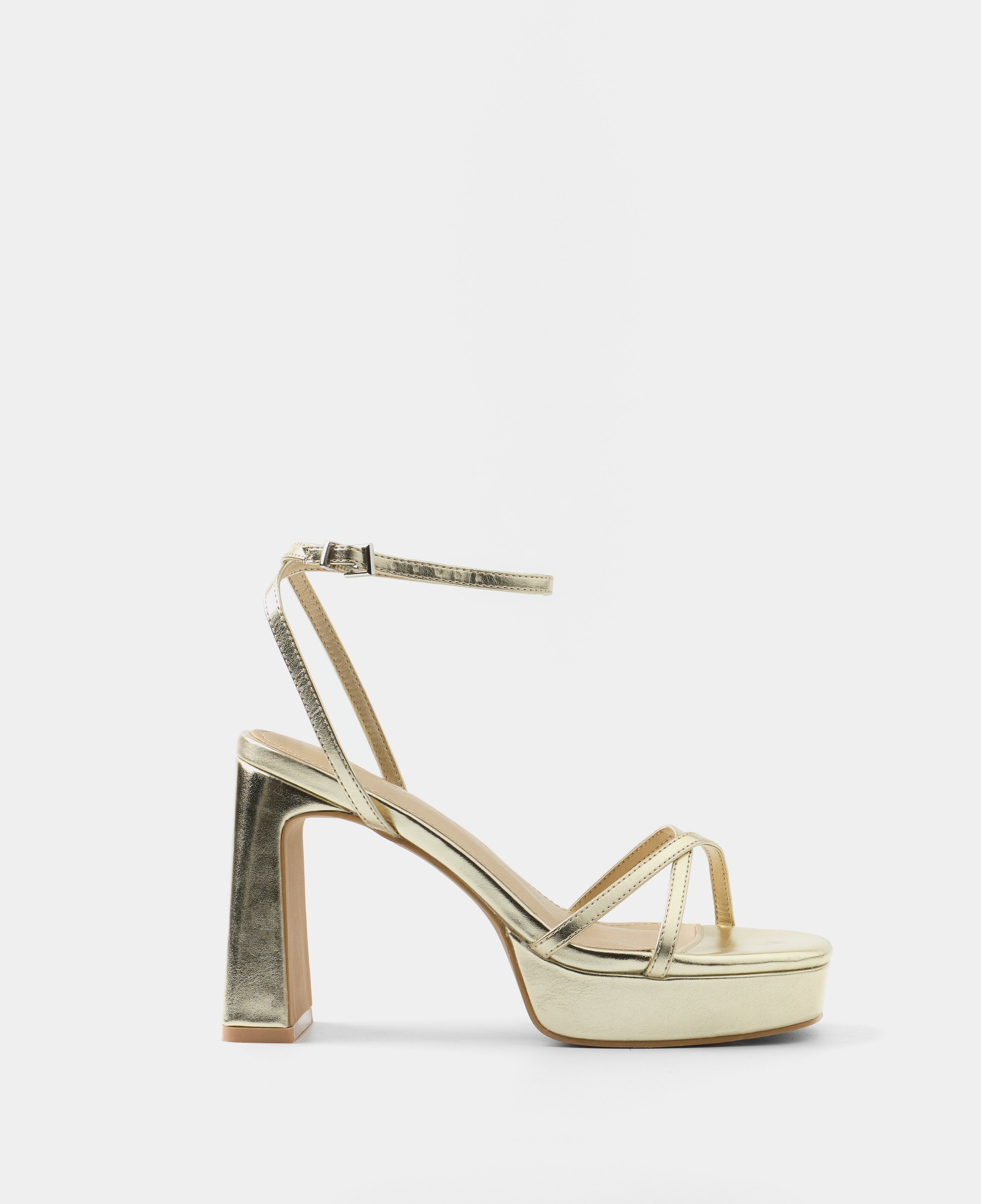MIM Sandalia de tacón GRETA DORADO