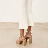 MIM Sandalia de tacón GRETA DORADO GLITTER