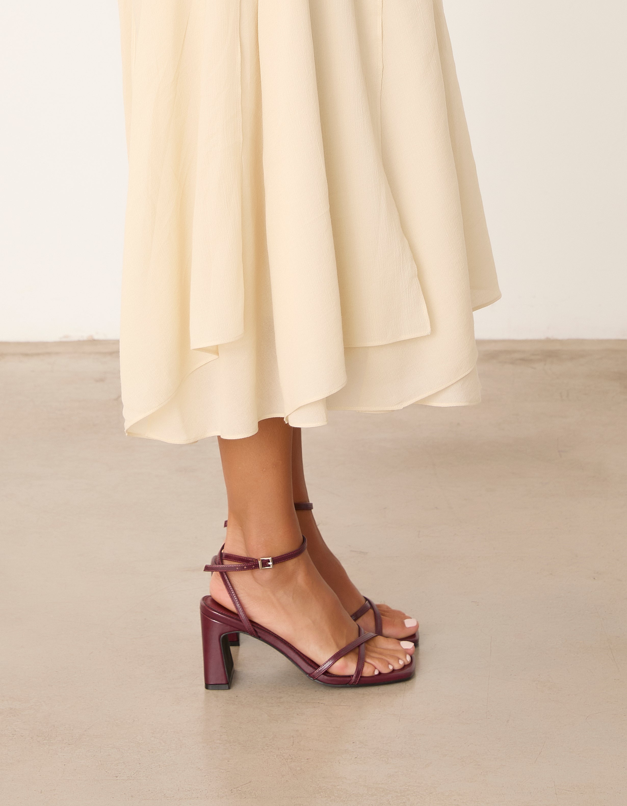 MIM Sandalia de tacón GRETA PETIT BURDEOS