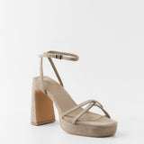 MIM Sandalia de tacón GRETA TOPO