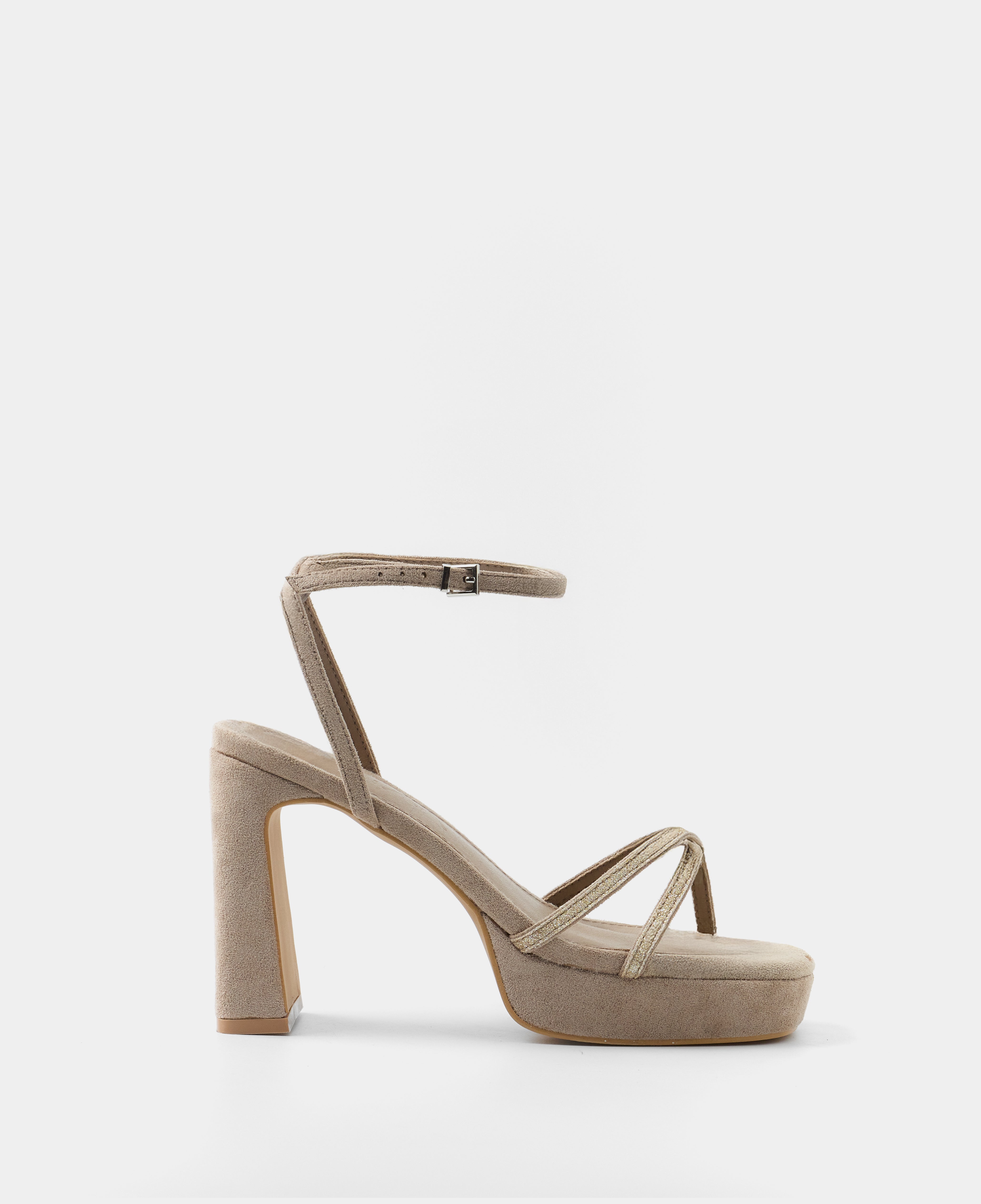 MIM Sandalia de tacón GRETA TOPO