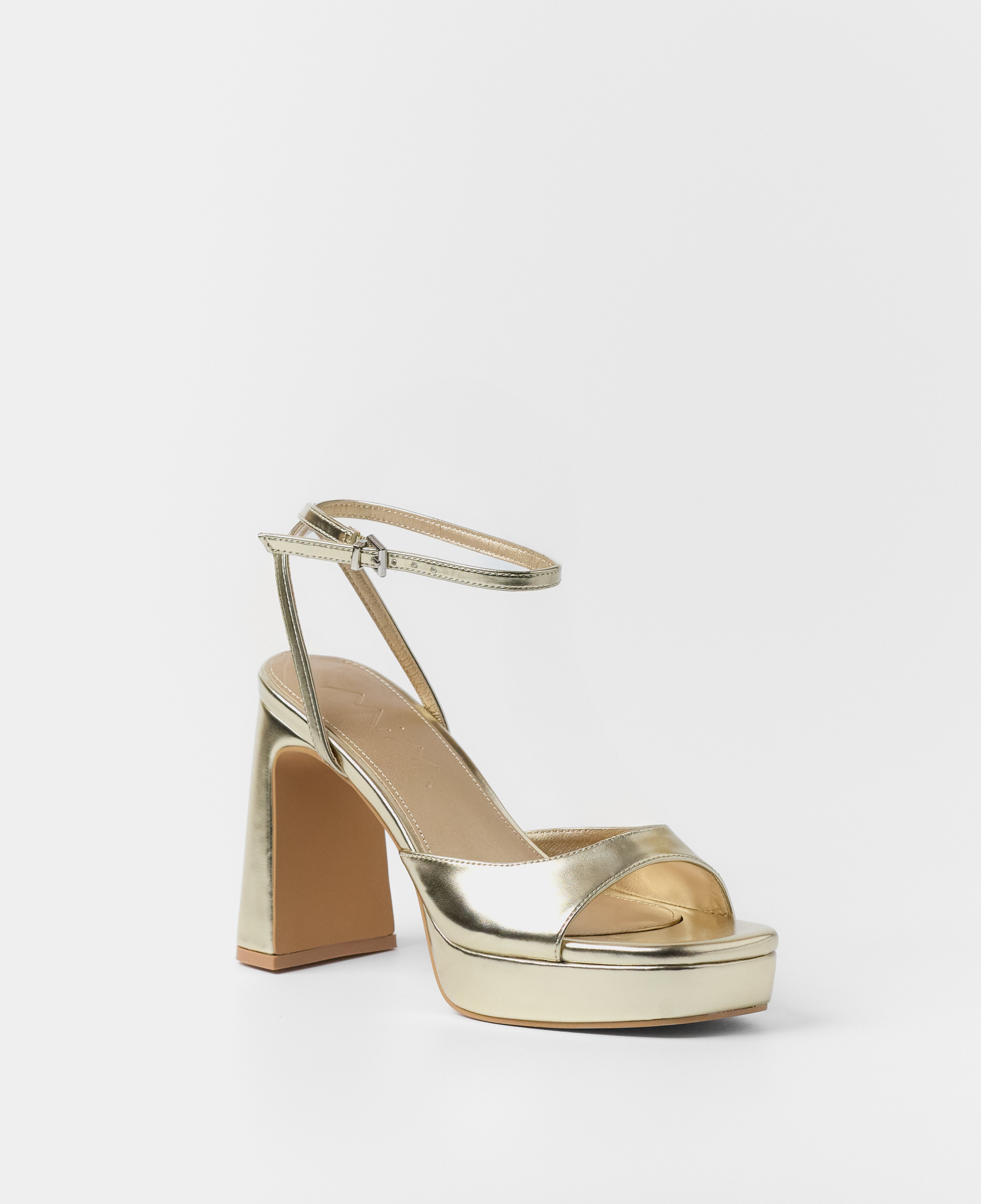 MIM Sandalia de tacón IMA DORADO