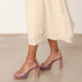 MIM Sandalia de tacón IMA MALVA