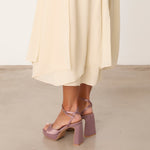 MIM Sandalia de tacón IMA MALVA