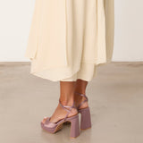 MIM Sandalia de tacón IMA MALVA