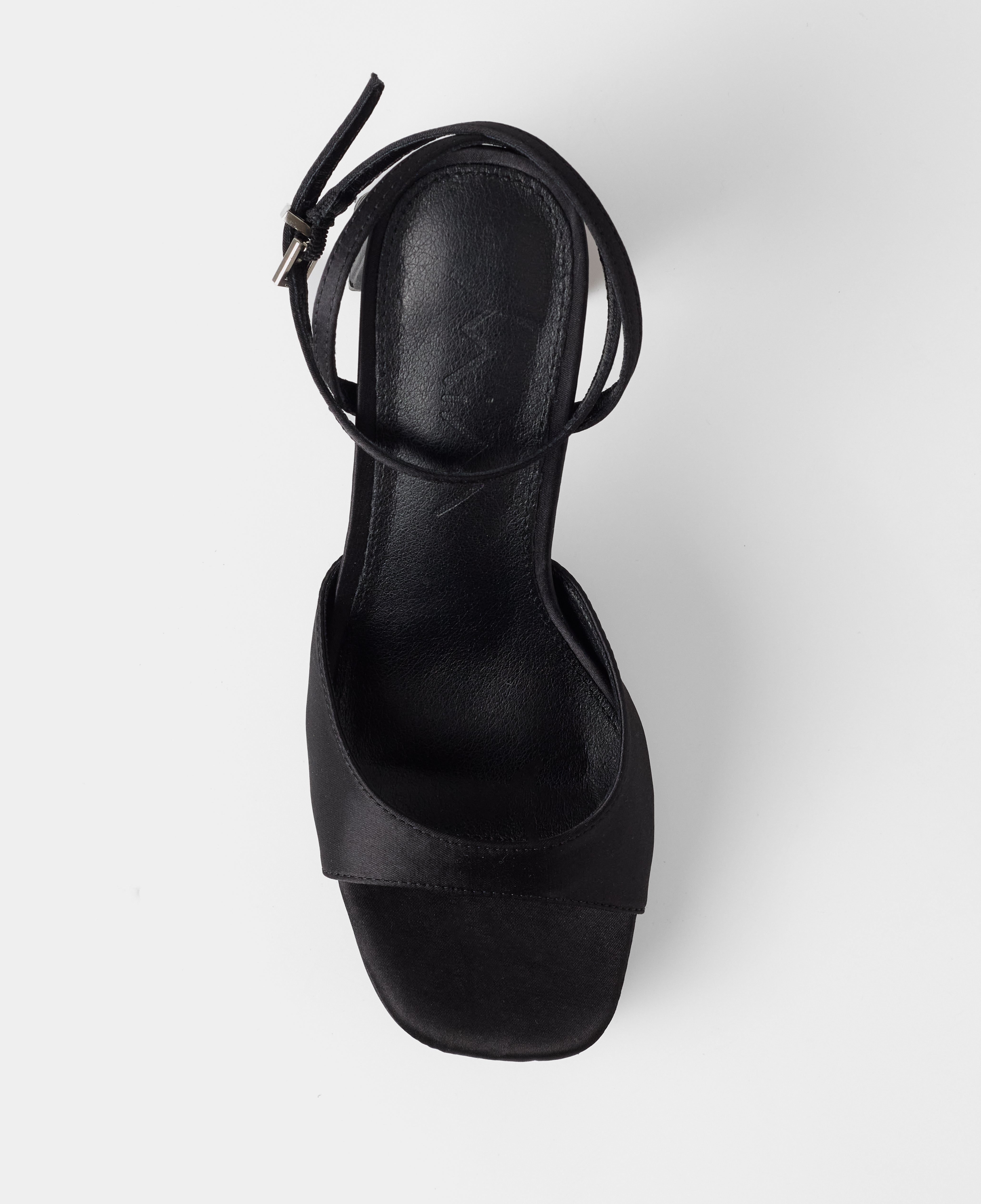 MIM Sandalia de tacón IMA NEGRO SATIN