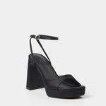 MIM Sandalia de tacón IMA NEGRO SATIN