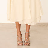 MIM Sandalia de tacón JAN GRIS SATIN