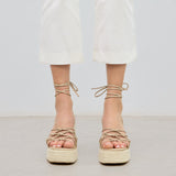 MIM Sandalia de tacón LENA BEIGE