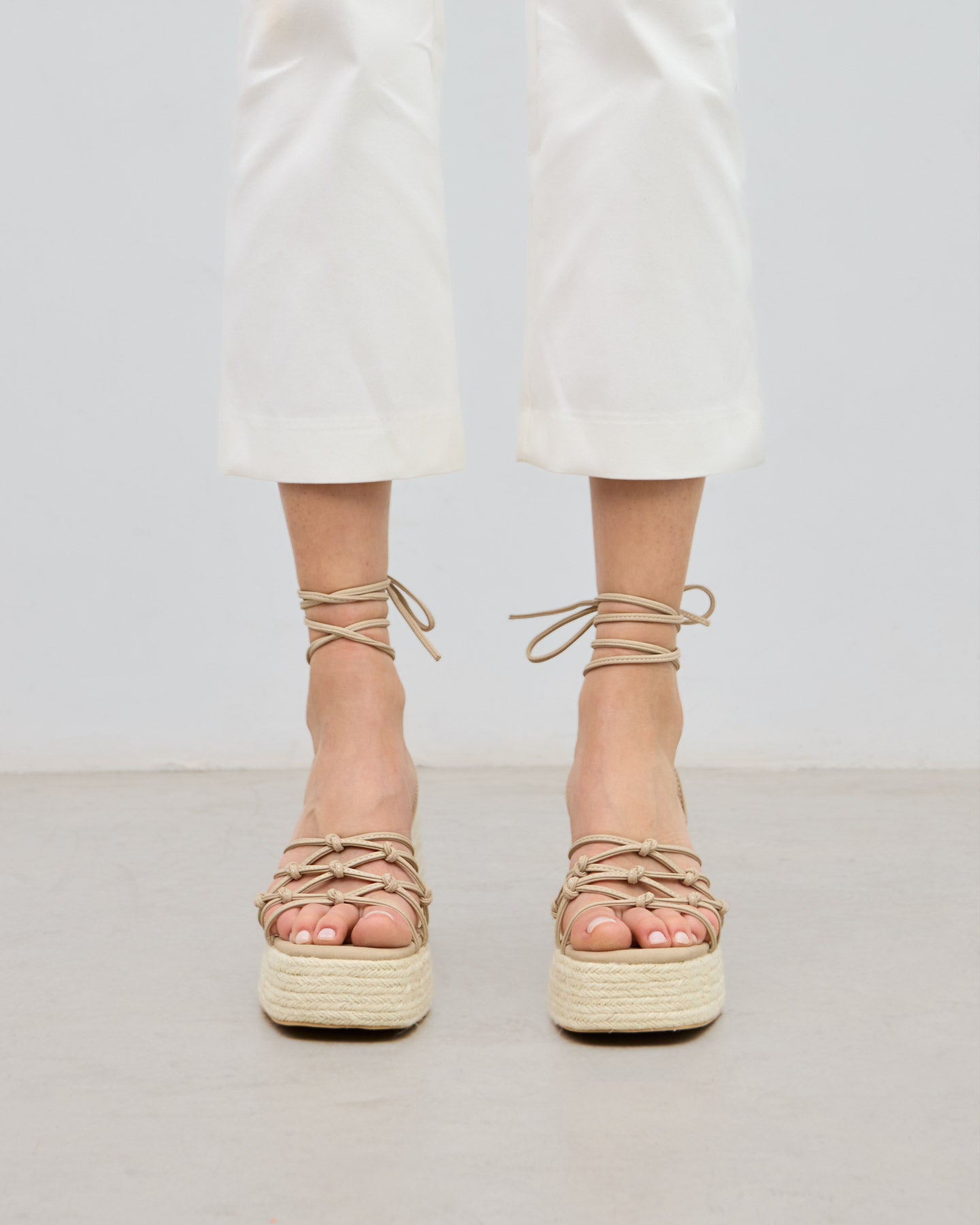 MIM Sandalia de tacón LENA BEIGE