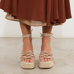 MIM Sandalia de tacón LENA BEIGE