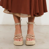 MIM Sandalia de tacón LENA BEIGE