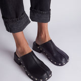 MIM Sandalia de tacón LEVI NEGRO