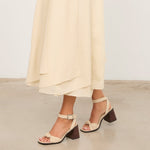 MIM Sandalia de tacón LIANE BEIGE