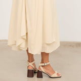 MIM Sandalia de tacón LIANE BEIGE