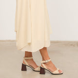 MIM Sandalia de tacón LIANE BEIGE