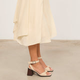 MIM Sandalia de tacón LIANE BEIGE