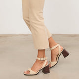 MIM Sandalia de tacón LIANE BEIGE