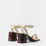 MIM Sandalia de tacón LIANE BEIGE