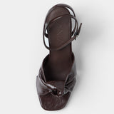 MIM Sandalia de tacón LUA CHOCOLATE