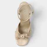 MIM Sandalia de tacón LUA DORADO