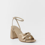 MIM Sandalia de tacón LUA DORADO