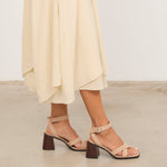 MIM Sandalia de tacón LUC BEIGE