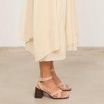 MIM Sandalia de tacón LUC BEIGE